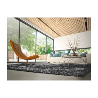 Antracitno siva preproga 140x200 cm Aloe Liso – Universal