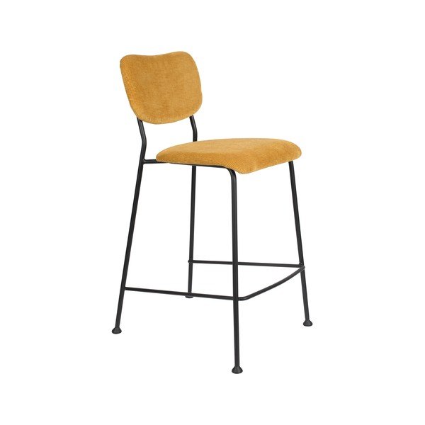 Oker rumeni barski stoli v kompletu 2 ks 92 cm Benson – Zuiver