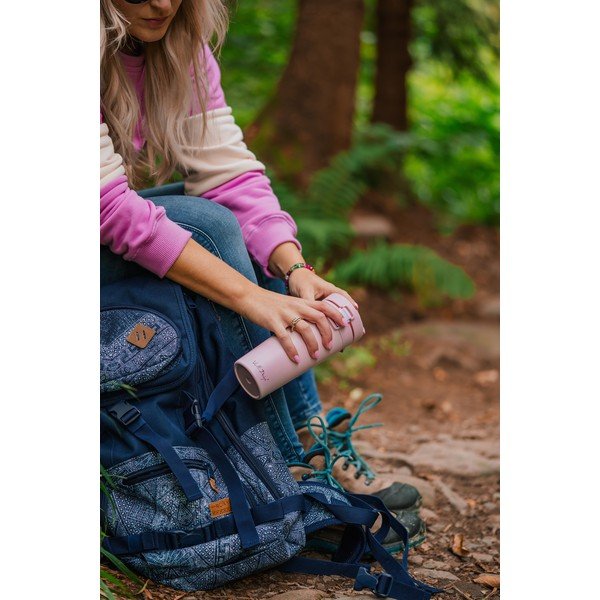 Rožnata potovalna termo skodelica Vialli Design Fuori, 400 ml-image-4