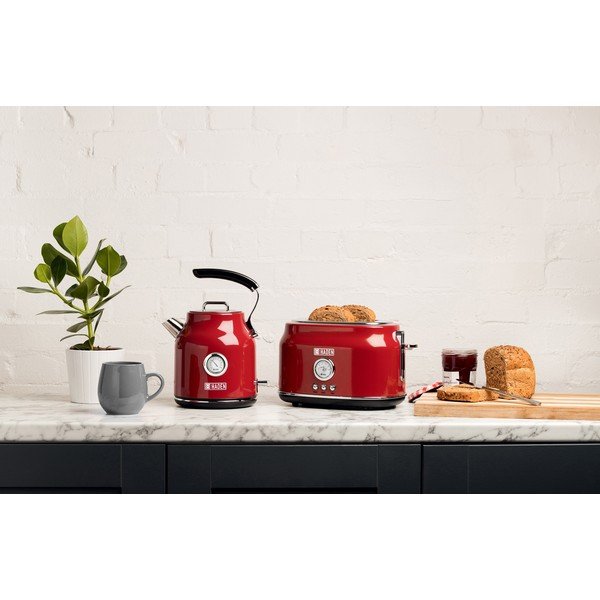 Rdeč grelnik vode 1,7 l Dorset Putty – Haden-image-1