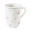 Komplet 2 belih porcelanastih lončkov Brandani Nonna Rosa