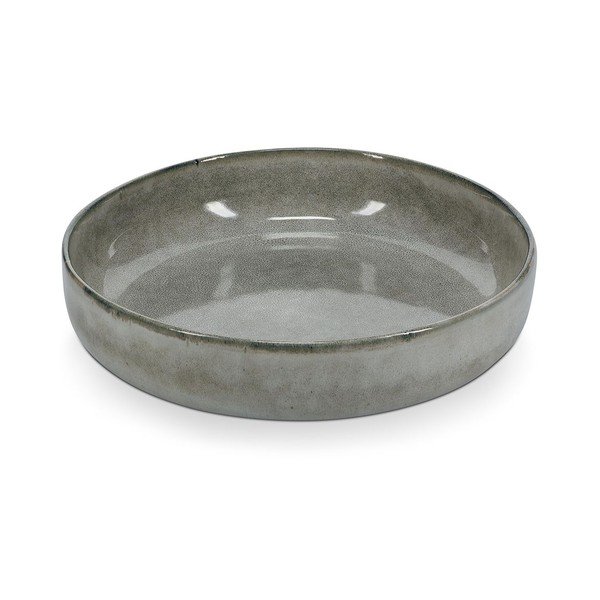 Zelen/moder servirni krožnik iz kamenine ø 28 cm Meridian – Salt&Pepper-image-4