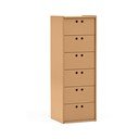Omarica v naravni barvi 40x118x40 cm Wally – Teulat