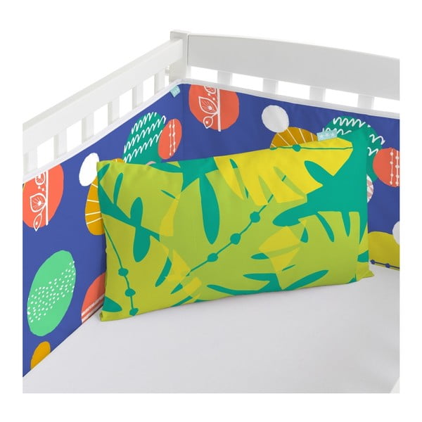Bombažna zaščitna blazina za posteljico Moshi Moshi Geo Jungle, 210 x 40 cm-image-2