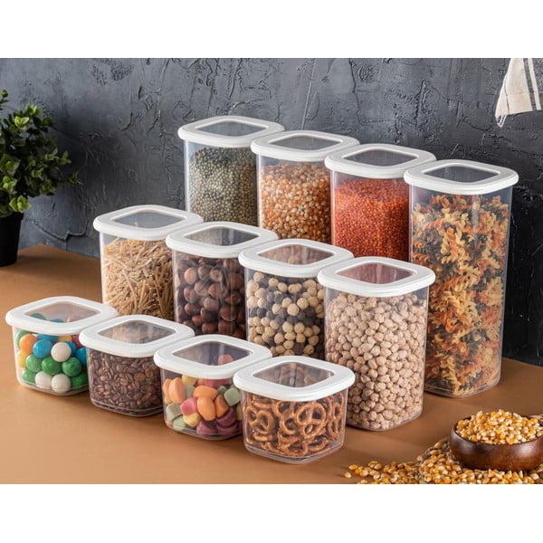 Posode za shranjevanje v kompletu 24 ks živil Fresco – Hermia-image-2