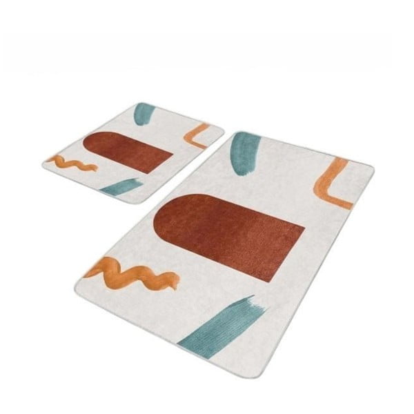 Žametne kopalniške preproge v kompletu 2 ks 60x100 cm – Mila Home