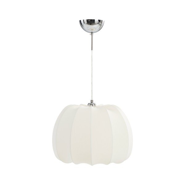 Kremno bela tekstilna viseča svetilka ø 42 cm Pion – Jotex