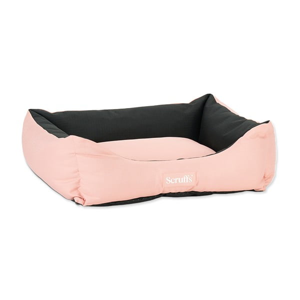 Rožnata plišasta postelja za pse 50x60 cm Scruffs Expedition M – Plaček Pet Products