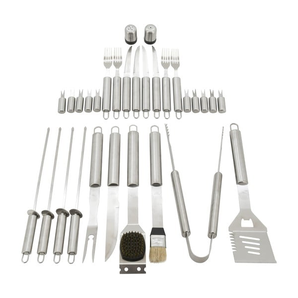 Komplet 30 orodij za peko na žaru v kovčku Cattara Alu-image-1