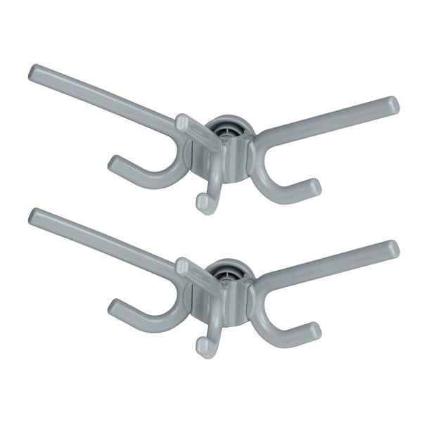 Komplet 2 kljukic za obešanje oblačil Wenko Herkules-image-4