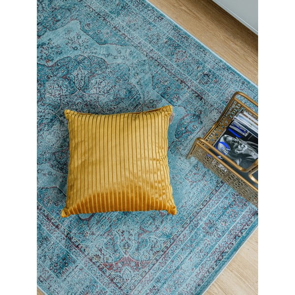 Modra preproga iz viskoze Universal Lara Aqua, 120 x 170 cm-image-2