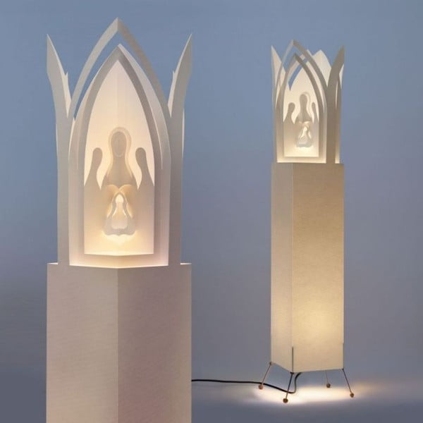 Svetlobni objekt MooDoo Design Betlehem Praga, višina 110 cm