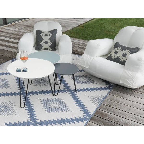 Modro-krem zunanja preproga NORTHRUGS Malibu, 230 x 160 cm-image-1