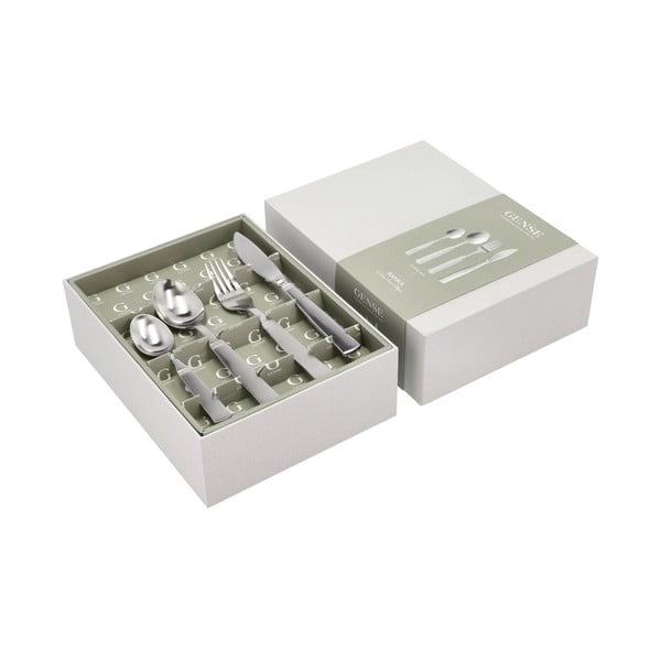 Pribor iz nerjavečega jekla v srebrni barvi 16 ks Ranka – Gense-image-1
