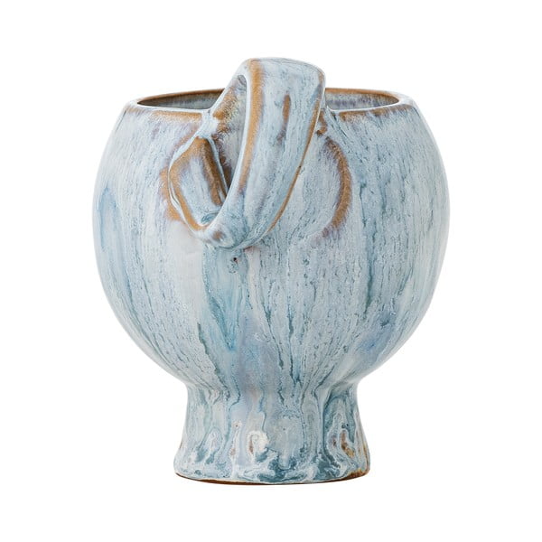 Svetlo modre skodelice v kompletu za kapučino 4 ks iz kamenine 250 ml Avonlea – Bloomingville-image-2