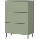 Zelena omarica v mat dekorju 68x98x40 cm Savoca – Germania