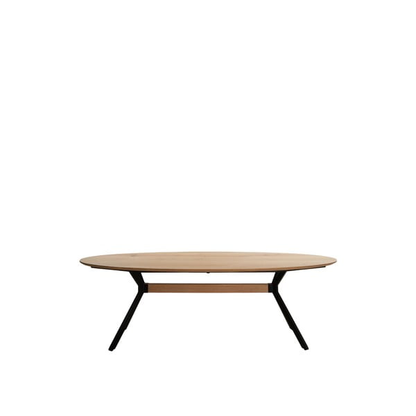 Jedilna miza s hrastovo mizno ploščo v naravni barvi 100x240 cm Nori – Light & Living