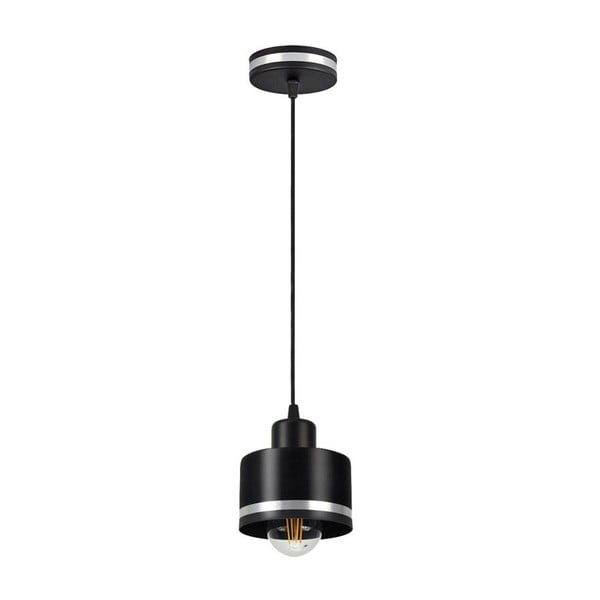 Črna kovinska viseča svetilka ø 12 cm Wama - Candellux Lighting