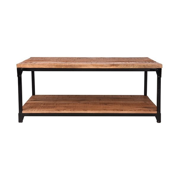 Zložljiva miza z zgornjim delom iz mangovega lesa LABEL51 Robustna, dolžina 120 cm