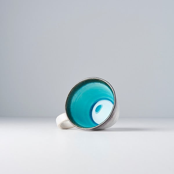 Modro-beli keramični vrč MIJ, 250 ml-image-2