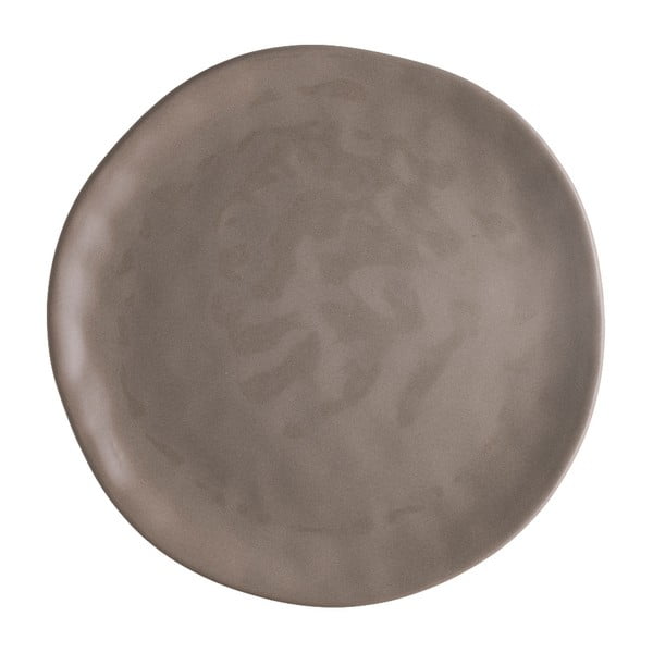 Rjav porcelanast krožnik za pico Brandani Pizza, ⌀ 26 cm