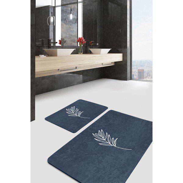 Modre kopalniške preproge v kompletu 2 ks 60x100 cm – Mila Home-image-1