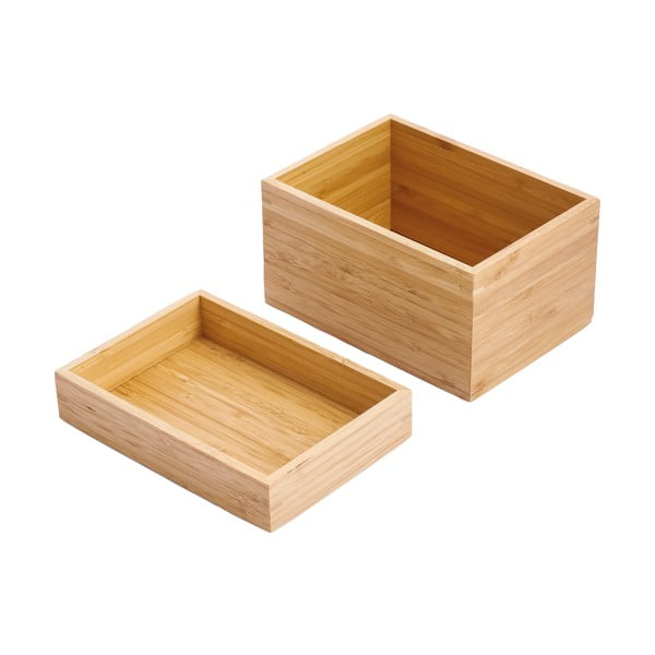 Bambusov kopalniški organizator za kozmetiko v naravni barvi Isalys – MSV-image-3