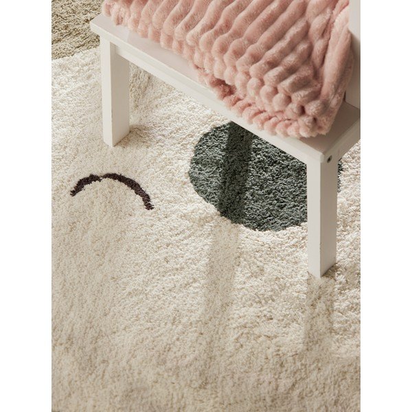Kremno bela pralna/ročno tkana bombažna otroška preproga 140x200 cm Snuggle Rio – Hanse Home-image-4