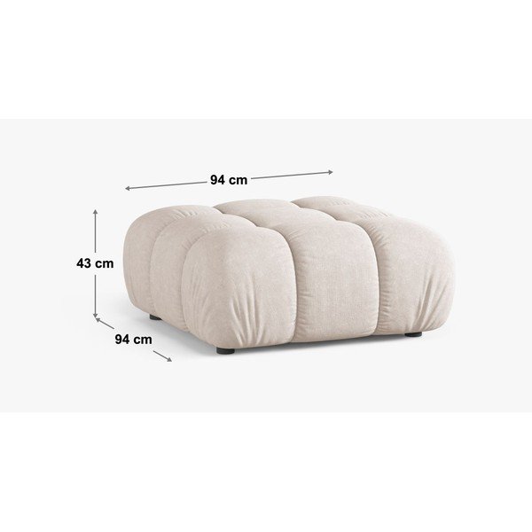 Siv žameten tabure – Micadoni -image-4