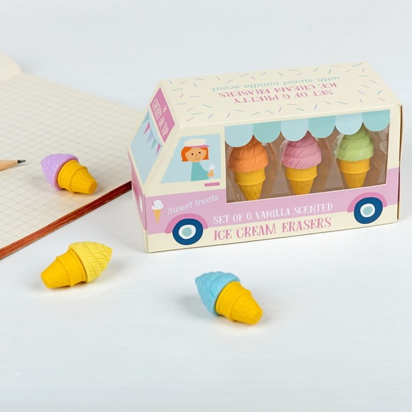 Komplet 6 radirk za sladoled Rex London-image-1