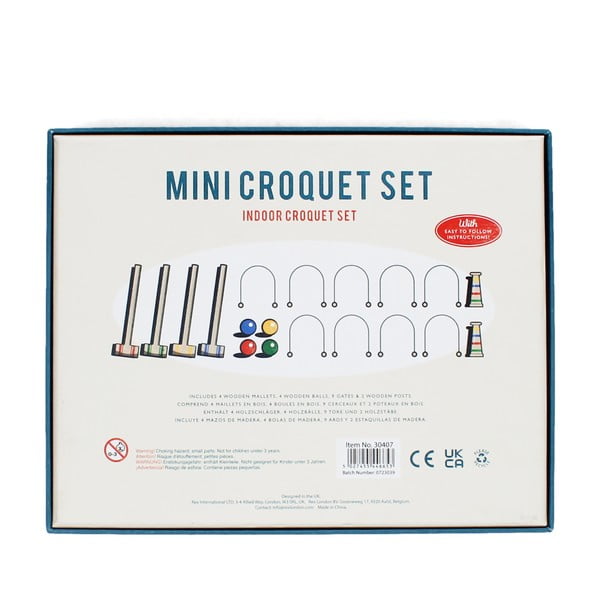 Namizni kriket Mini Croquet Set – Rex London-image-3