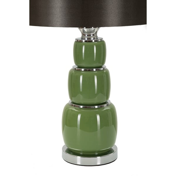 Zelena/siva namizna svetilka s tekstilnim senčilom (višina 57 cm) Eva – Mauro Ferretti-image-2