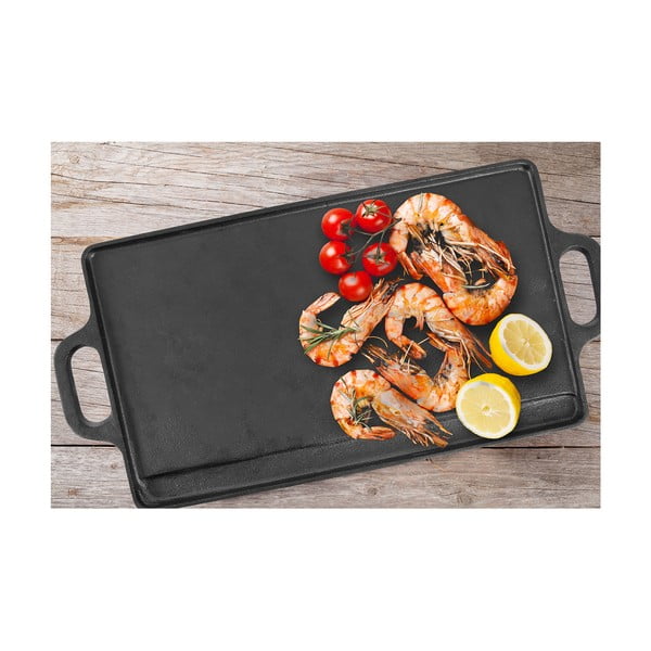 Litoželezena plošča za žar 23x45,5 cm LITINA – Orion-image-2