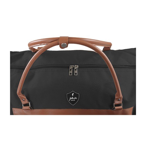 Črna potovalna torba na kolesih GENTLEMAN FARMER Oslo, 40 l-image-4