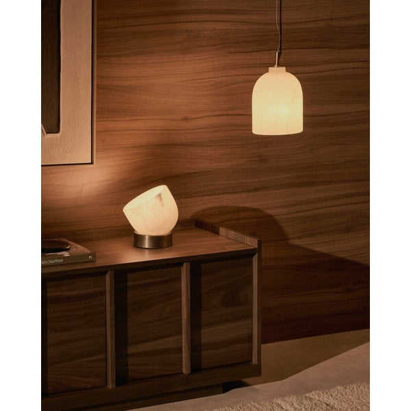 Slonokoščena viseča svetilka ø 15 cm Shenli – Kave Home-image-2