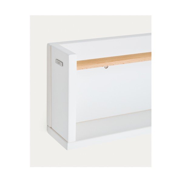 Bela otroška polica iz masivne bukve 64 cm Shantal – Kave Home-image-2