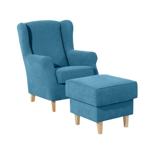 Petrolejsko moder tabure Max Winzer Lorris -image-2