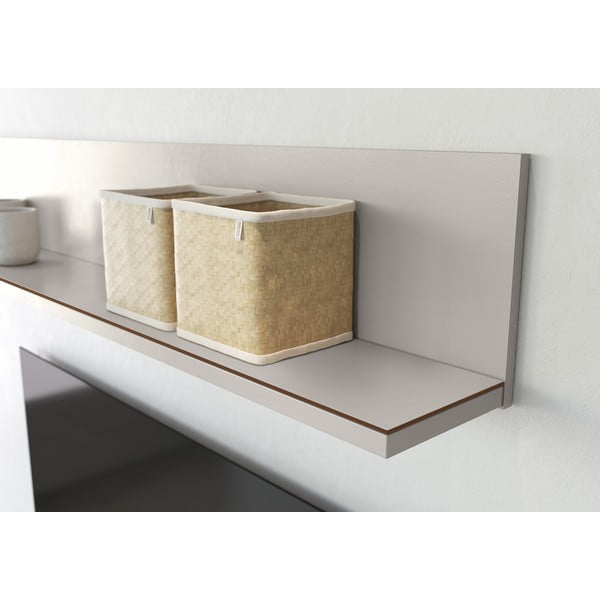 Sivo-bež polica v orehovem dekorju California - Germania-image-1