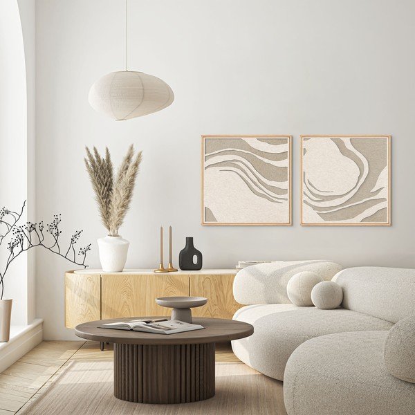  Akustična 3D slika z okvirjem 62x62 cm Silent Whisper 1 – Malerifabrikken-image-2