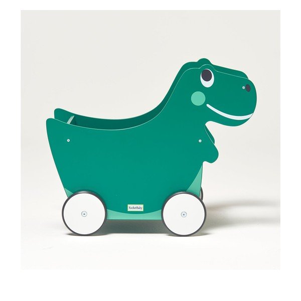 Otroška škatla za shranjevanje s kolesi Dino - Rocket Baby -image-2