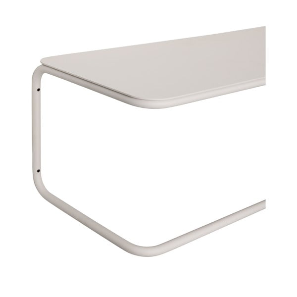 Bel kovinski stenski obešalnik s polico Welcome – Hübsch-image-2