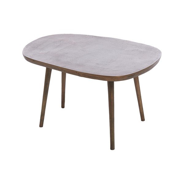 Kovinska mizica v bronasti barvi 53x64 cm Puno – Light & Living