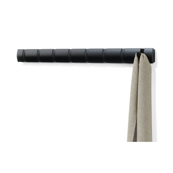 Črn stenski obešalnik iz jesenovega lesa Flip - Umbra-image-4