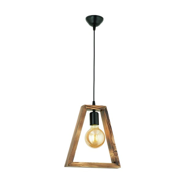 Viseča svetilka iz gabrovega lesa Geometrik Triangle
