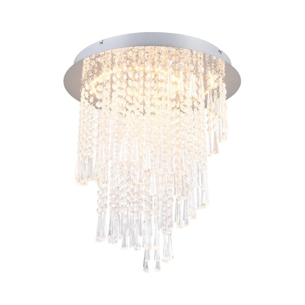 LED stropna svetilka v srebrni barvi ø 45 cm Pomp – Trio-image-1