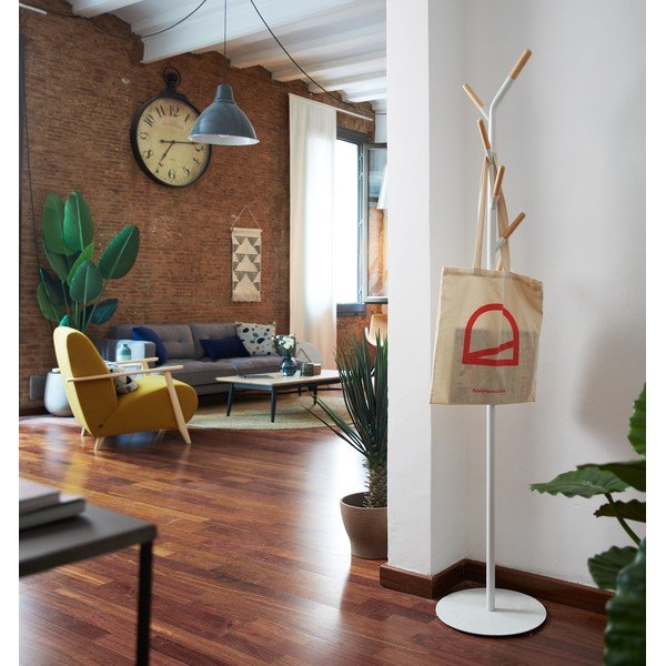 Bel obešalnik za plašče Kave Home Bren-image-1