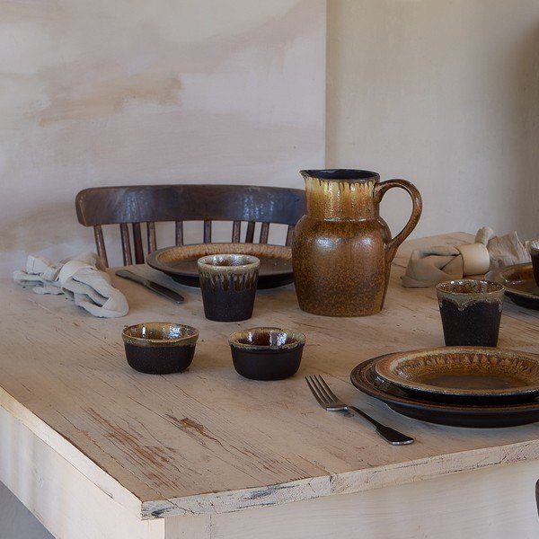 Rjava posoda za maslo iz kamenine Poterie – Casafina-image-1