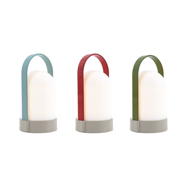 Bela LED zatemnitvena namizna svetilka (višina 15 cm) Uri – Remember