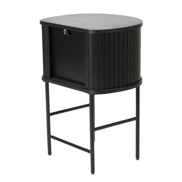 Črna nočna omarica Nola – Unique Furniture-image-4