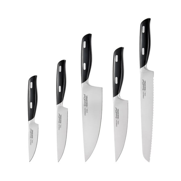 Komplet nožev s stojalom 5 ks GrandChef – Tescoma-image-3